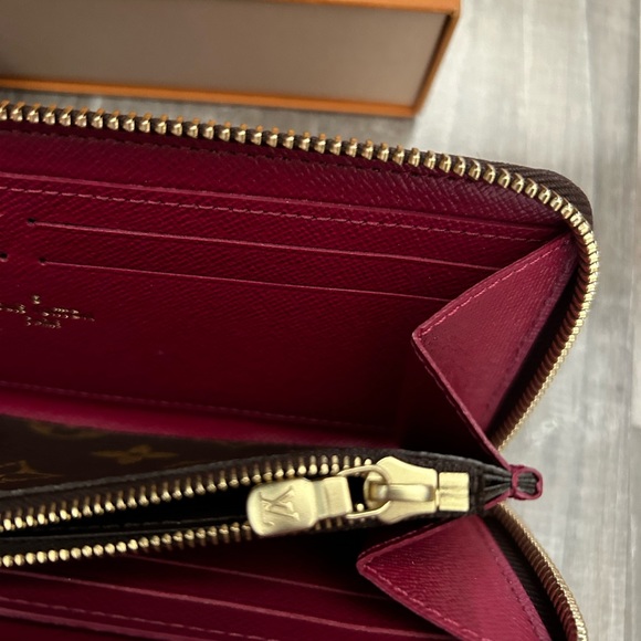 Louis Vuitton Clemence Wallet. In box. Gently used. 7 7/8” long. Like new. - Picture 5 of 8
